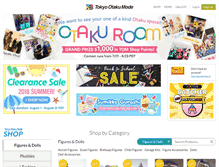 Tablet Screenshot of otakumode.com